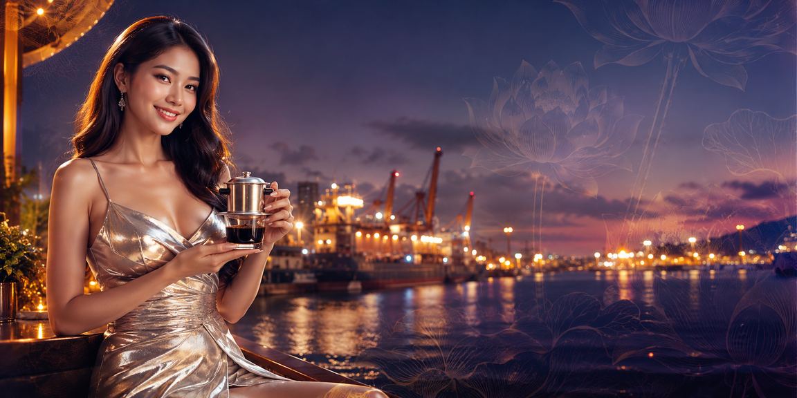 Người dùng tại Vũng Tàu nạp tiền và xem khuyến mãi cược thể thao qua điện thoại cạnh tách cà phê